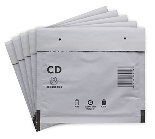 200 Versandtaschen Luftpolsterumschläge 200 x 175 mm CD Luftpolsterversandtaschen Luftpolstertaschen Gr. CD weiß Umschläge haftklebend gepolstert Polsterumschlag Taschen von BIGtec