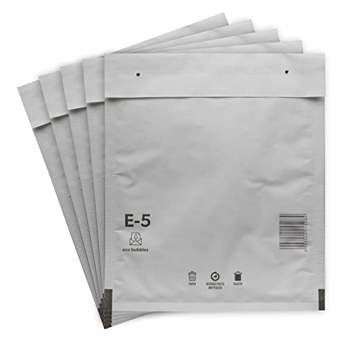 30 Luftpolsterversandtaschen Luftpolstertaschen Umschläge Polsterumschlag Versandtaschen Luftpolsterumschläge Gr. E/5 E5 weiß (240mm x 275mm) von BIGtec