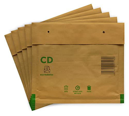 500 Versandtaschen Luftpolsterumschläge 200 x 175 mm CD Luftpolsterversandtaschen Luftpolstertaschen Gr. CD braun Umschläge haftklebend gepolstert Polsterumschlag Taschen von BIGtec