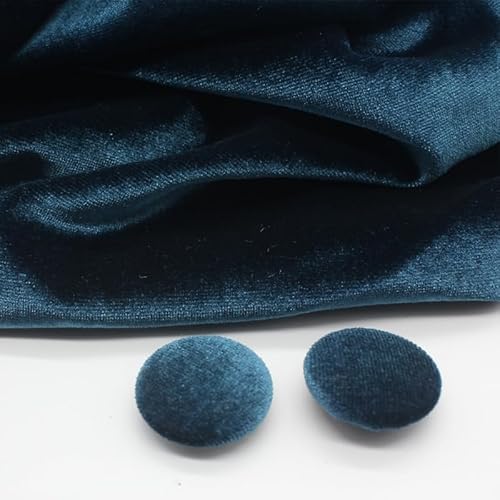 BIHOOA 10 Stück 10–28 mm goldfarbener Samt, runde Stoffknöpfe, mit Stoff überzogen, Samtknöpfe mit Metallschaft, Knöpfe für Kleidung, Basteln, Nähen BIHOOA 10 Stück 10–28 mm goldfarbener Samt, runde Stoffknöpfe, mit Stoff überzogen, Samtknöpfe mit Metallschaft, Knöpfe für Kleidung, Basteln, Nähen von BIHOOA