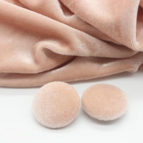 BIHOOA 10 Stück 10–28 mm goldfarbener Samt, runde Stoffknöpfe, mit Stoff überzogen, Samtknöpfe mit Metallschaft, Knöpfe für Kleidung, Basteln, Nähen BIHOOA 10 Stück 10–28 mm goldfarbener Samt, runde Stoffknöpfe, mit Stoff überzogen, Samtknöpfe mit Metallschaft, Knöpfe für Kleidung, Basteln, Nähen von BIHOOA