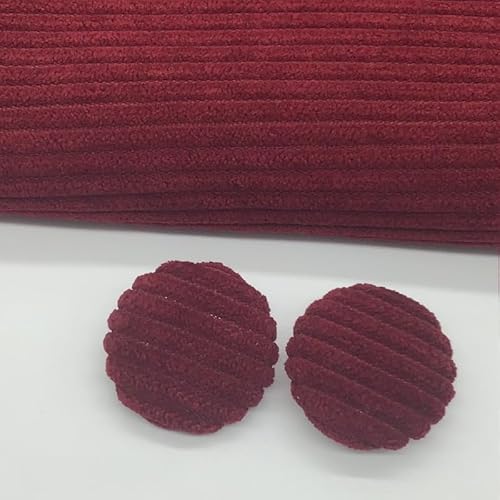 BIHOOA 10 Stück 10–38 mm runde, mit Stoff überzogene Knöpfe aus Cord, Samtknöpfe mit Metallschaft, Knöpfe für Kleidung, Basteln, Nähen BIHOOA 10 Stück 10–38 mm runde, mit Stoff überzogene Knöpfe aus Cord, Samtknöpfe mit Metallschaft, Knöpfe für Kleidung, Basteln, Nähen von BIHOOA