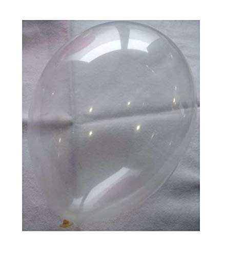 25 Luftballons kristall clear Qualitätsballons Ø ca. 27cm B85 (Standardgröße) von BIIOONES