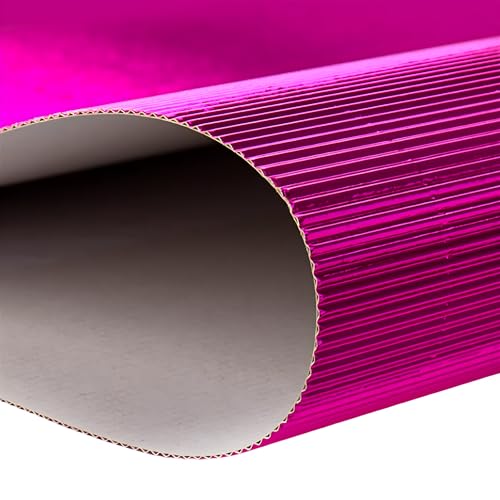 Metallische Wellpappbögen, 8 K, mehrfarbig, für Bastelprojekte, DIY-Schilder, 24,9 x 35,1 cm, Regenbogen-Rillenpapier, geriffelt, geriffeltes Papier, Rosa, 24,9 x 35,1 cm, 8 K, 10 Bögen Metallische Wellpappbögen, 8 K, mehrfarbig, für Bastelprojekte, DIY-Schilder, 24,9 x 35,1 cm, Regenbogen-Rillenpapier, geriffelt, geriffeltes Papier, Rosa, 24,9 x 35,1 cm, 8 K, 10 Bögen von BIIUVBUL