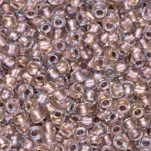 10 gramm TOHO Round Rocailles Seed Beads Japan 11/0 (2.2 mm) Inside ColorRystal/Rose Gold Lined, vel.2,2mm, průtah 0,8 mm 267 von BIJOUX COMPONENTS