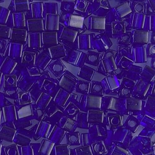 5 g Miyuki Square Beads Japan Glass, size 1.8 mm, Transparent Cobalt # 0151 5 g Miyuki Square Beads Japan Glass, size 1.8 mm, Transparent Cobalt # 0151 von BIJOUX COMPONENTS