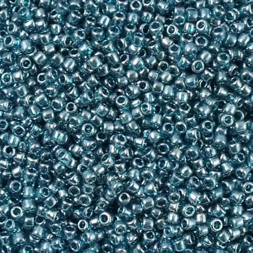 5 g TOHO Round Seed Beads Rocailles Japan Glass, size 15/0, Transparent Lustered Teal # 108BD 5 g TOHO Round Seed Beads Rocailles Japan Glass, size 15/0, Transparent Lustered Teal # 108BD von BIJOUX COMPONENTS
