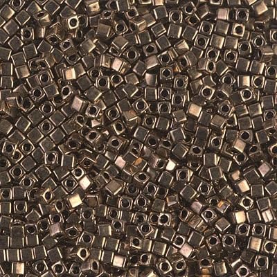 5g Miyuki Square Perlen Metallic Dark Bronze, 1.8 mm (Metallic Dark Bronze) von BIJOUX COMPONENTS