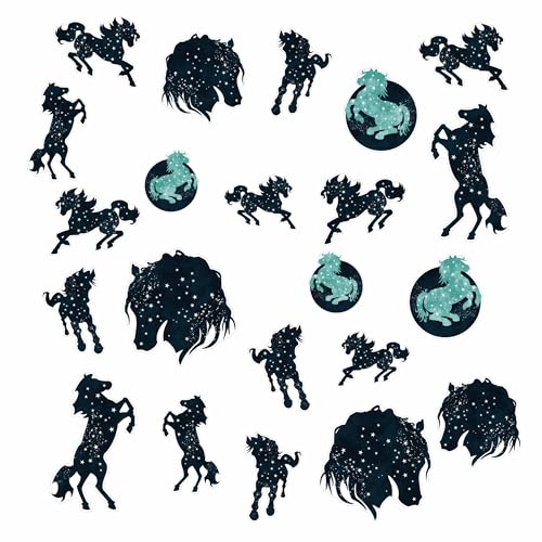 BIKE-label Aufkleber Kinderfahrrad 22-teiliges Set Pferde Sticker Pony blau X400126VA BIKE-label Aufkleber Kinderfahrrad 22-teiliges Set Pferde Sticker Pony blau X400126VA von BIKE-label