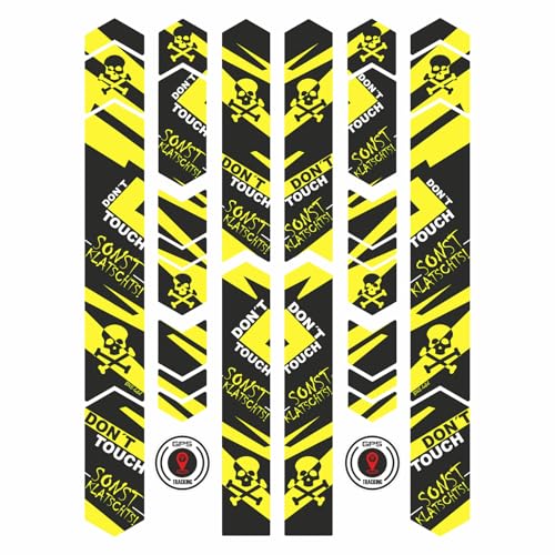 BIKE-label Sticker 12-teilig für Scooter eRoller E-Bike Dont Touch X400142VE BIKE-label Sticker 12-teilig für Scooter eRoller E-Bike Dont Touch X400142VE von BIKE-label