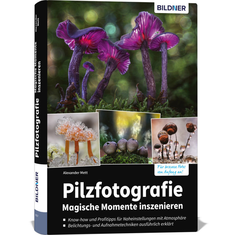 Pilzfotografie - Magische Momente Inszenieren - Alexander Mett, Kartoniert (TB) von BILDNER Verlag
