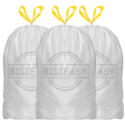 BILIEASY 50L 64x71cm Müllbeutel 13 Gallonen 60 Pack Müllsäcke für Büro Küche Schlafzimmer von BILIEASY