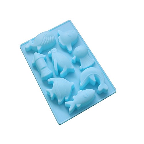 BILINGSLEY Silikonform für Kuchen, Fondant, Meerestiere, Fische, Pinguin, Wal, Seifenform für Badekugeln, Gelee, Mousse, Süßigkeiten, Schokolade BILINGSLEY Silikonform für Kuchen, Fondant, Meerestiere, Fische, Pinguin, Wal, Seifenform für Badekugeln, Gelee, Mousse, Süßigkeiten, Schokolade von BILINGSLEY
