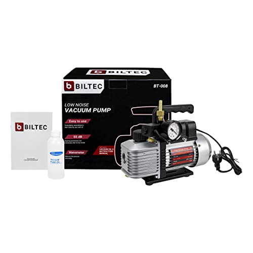 BILTEC - Vakuumpumpe mit Manometer - geeignet für Gießharze, Vakuumeinspritzung, Trocknung - hohe Leistung - geräuscharm BILTEC - Vakuumpumpe mit Manometer - geeignet für Gießharze, Vakuumeinspritzung, Trocknung - hohe Leistung - geräuscharm von BILTEC