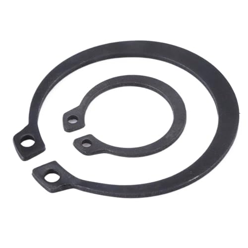 65 Manganstahl M3-M80 Sicherungsring aus Stahl for Wellen Typ C, äußerer Sicherungsring, Schnappschnalle, elastische Klemme(M50-2PCS) von BIMRTGXR