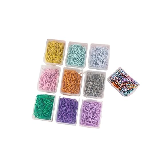 Bunte Metall-Büroklammern, Lesezeichen, Markierung, Etikett, Schild, Rückgabetyp, Nadel für Dokumente, Bücher, Schule, Bürobedarf, Lavendel, 28 mm, 50 Stück Bunte Metall-Büroklammern, Lesezeichen, Markierung, Etikett, Schild, Rückgabetyp, Nadel für Dokumente, Bücher, Schule, Bürobedarf, Lavendel, 28 mm, 50 Stück von BIMRTGXR