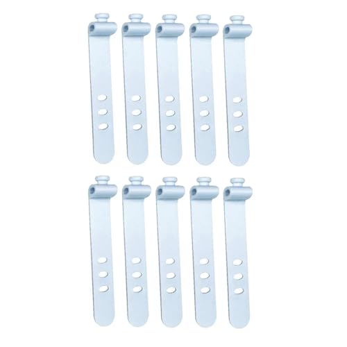 Handy-Kabel-Organizer, Kopfhörer-Clip, Ladekabel, Kabel-Management, 3 Löcher, Aufbewahrungshalter, Clips, Datenleitung, Spulenkurbel (10 x blau) von BIMRTGXR