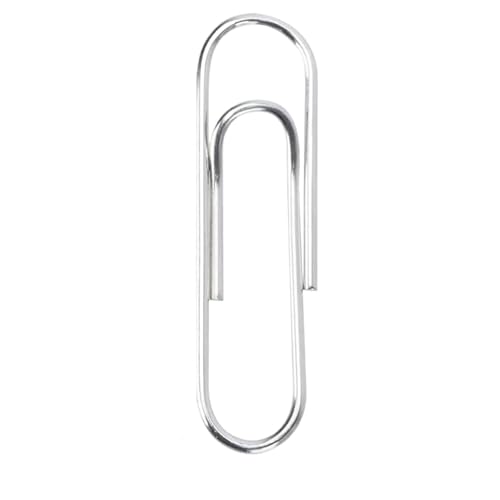 Metall-Büroklammern, Bindeklammern für Zuhause, Büro, Papierarbeiten, Edelstahl, Lesezeichen, Büroklammern, Organizer, Schulbedarf, 300 Stück Metall-Büroklammern, Bindeklammern für Zuhause, Büro, Papierarbeiten, Edelstahl, Lesezeichen, Büroklammern, Organizer, Schulbedarf, 300 Stück von BIMRTGXR
