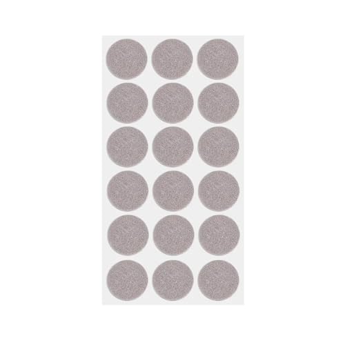﻿ Selbstklebende Filz-Stuhlbeinpolster Möbelbeine Anti-Rutsch-Pads(Grey Round,36pcs(2 Sheet)) von BIMRTGXR