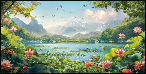 BINGDOU Blume Natur 5D Diamond Painting Set Erwachsene, Daiments Painting Erwachsene, Stitch Diamond Painting Erwachsene Groß, Vollbohrer Diamant füR Home Wanddekoration 40x80cm BINGDOU Blume Natur 5D Diamond Painting Set Erwachsene, Daiments Painting Erwachsene, Stitch Diamond Painting Erwachsene Groß, Vollbohrer Diamant füR Home Wanddekoration 40x80cm von BINGDOU