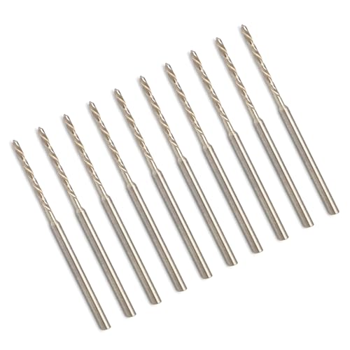 10 Stück 2,35 mm Schaft, kleines Spiralbohrer-Set für Präzisions-Handwerksprojekte und Schmuckherstellung, Lochbohrwerkzeuge 10 Stück 2,35 mm Schaft, kleines Spiralbohrer-Set für Präzisions-Handwerksprojekte und Schmuckherstellung, Lochbohrwerkzeuge von BINGGA