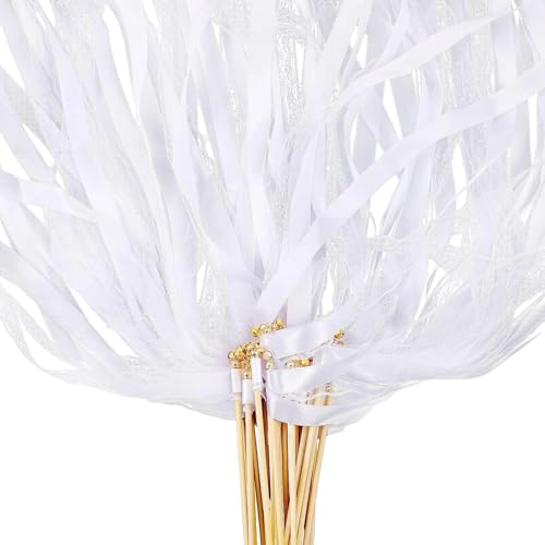 20 Stück Satinband Wand mit Glocken für Hochzeiten und Geburtstage, Feiertage, Luftschlangen für Hochzeitsdekoration 20 Stück Satinband Wand mit Glocken für Hochzeiten und Geburtstage, Feiertage, Luftschlangen für Hochzeitsdekoration von BINGGA