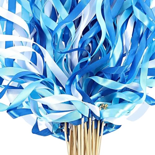 20 Stück Satinband Wand mit Glocken für Hochzeiten und Geburtstage, Feiertage, Luftschlangen für Hochzeitsdekoration 20 Stück Satinband Wand mit Glocken für Hochzeiten und Geburtstage, Feiertage, Luftschlangen für Hochzeitsdekoration von BINGGA