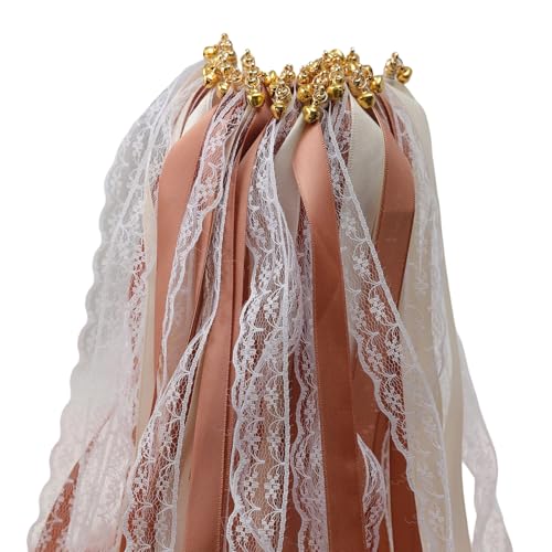 20 Stück Satinband Wand mit Glocken für Hochzeiten und Geburtstage, Feiertage, Luftschlangen für Hochzeitsdekoration 20 Stück Satinband Wand mit Glocken für Hochzeiten und Geburtstage, Feiertage, Luftschlangen für Hochzeitsdekoration von BINGGA
