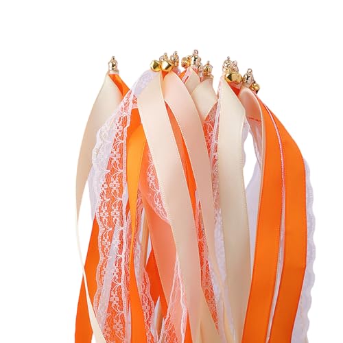 20 Stück Satinband Wand mit Glocken für Hochzeiten und Geburtstage, Feiertage, Luftschlangen für Hochzeitsdekoration 20 Stück Satinband Wand mit Glocken für Hochzeiten und Geburtstage, Feiertage, Luftschlangen für Hochzeitsdekoration von BINGGA