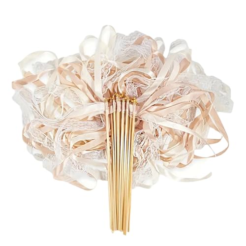 20 Stück Satinband Wand mit Glocken für Hochzeiten und Geburtstage, Feiertage, Luftschlangen für Hochzeitsdekoration 20 Stück Satinband Wand mit Glocken für Hochzeiten und Geburtstage, Feiertage, Luftschlangen für Hochzeitsdekoration von BINGGA
