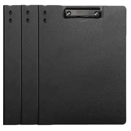 Aktenordner mit doppeltem Verschlussclip zum Organisieren von Papierbindern in Briefgröße, stanzlos, mit Federklemme Aktenordner mit doppeltem Verschlussclip zum Organisieren von Papierbindern in Briefgröße, stanzlos, mit Federklemme von BINGGA