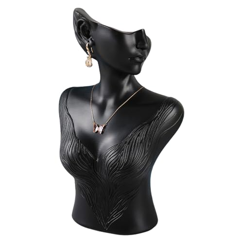 BINGGA Eleganter Schmuckständer für Halsketten und Ohrringe aus Kunstharz, für Schmuckgeschäft oder Zuhause BINGGA Eleganter Schmuckständer für Halsketten und Ohrringe aus Kunstharz, für Schmuckgeschäft oder Zuhause von BINGGA