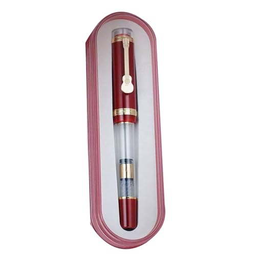 BINGGA Glattes Schreiben, Handschrift, Stift zum Skizzieren, Handschrift, Tinte, Stift, Luxus-Füllfederhalter, lange Spitze, mittlere Spitze, Tintenstifte von BINGGA