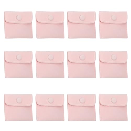 BINGGA Set mit 12 praktischen Flanell-Schmuckbeuteln, weiche Schmuckaufbewahrung und Präsentationstaschen für Reisen und den täglichen Gebrauch BINGGA Set mit 12 praktischen Flanell-Schmuckbeuteln, weiche Schmuckaufbewahrung und Präsentationstaschen für Reisen und den täglichen Gebrauch von BINGGA