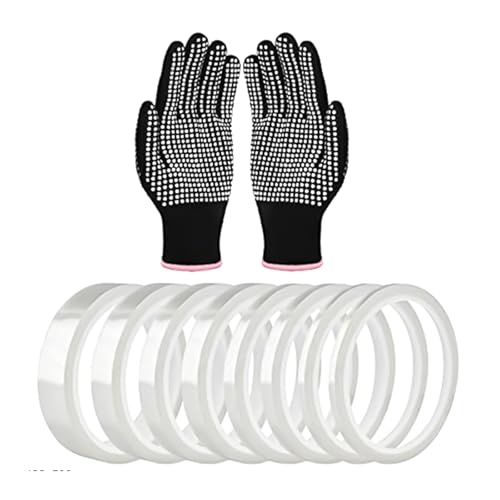 BINGGA Sublimationsband, Thermo-Wärmetransfer-Klebeband, keine Rückstände, Hochtemperatur-Klebeband, 8 Rollen von BINGGA