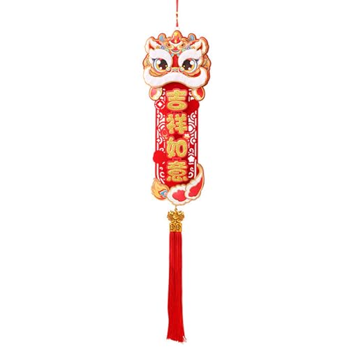 Chinesisches Neujahrssegen-Dekoration, dekorative chinesische Plüschpaare, hängende Ornament für Glück und Wohlstand Chinesisches Neujahrssegen-Dekoration, dekorative chinesische Plüschpaare, hängende Ornament für Glück und Wohlstand von BINGGA