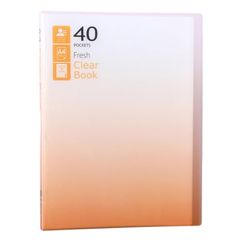 Dokumentenmappe mit Schutzhülle Aktenmappe Sichtbuch Präsentationsmappe Präsentationsmappe für Schulpräsentationen von BINGGA