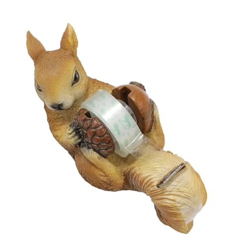 Klebebandabroller mit Cartoon-Tiermotiv, Eichhörnchen, Klebebandabroller, Schul- und Bürobedarf, Verpackungsbandschneider, Klebeband von BINGGA