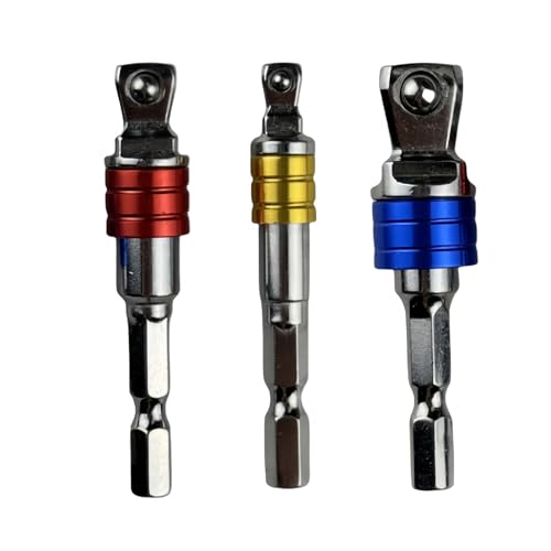 Langlebiges, flexibles Steckschlüssel-Adapter-Set, kompatibel mit mehreren Bohrermodellen für effiziente Leistung, 6,35 mm Schaft Langlebiges, flexibles Steckschlüssel-Adapter-Set, kompatibel mit mehreren Bohrermodellen für effiziente Leistung, 6,35 mm Schaft von BINGGA