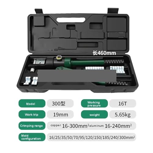 10-18T Hydraulische Crimpen Zange Kabel Draht Crimper Werkzeug Kabel Lug Crimper Terminal Draht Werkzeug Geeignet für Anwendungen in der Automobilindustrie(300 type) von BINGNU