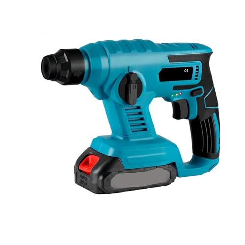 1000W 3600rpm Tragbarer Akku-Hammer 8600ipm Hammer-Auswirkungsbohrer Perforation Beton Elektrowerkzeuge Für Abbrucharbeiten, Grabenarbeiten, Meißeln(Without Battery) von BINGNU