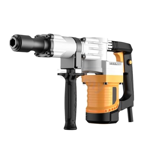 1200W Hochleistungs-Elektrohammer Elektrischer Pick Schlagbohrer Hochleistungs-Elektro-Betonperforator Für Abbrucharbeiten, Grabenarbeiten, Meißeln(Yellow) von BINGNU