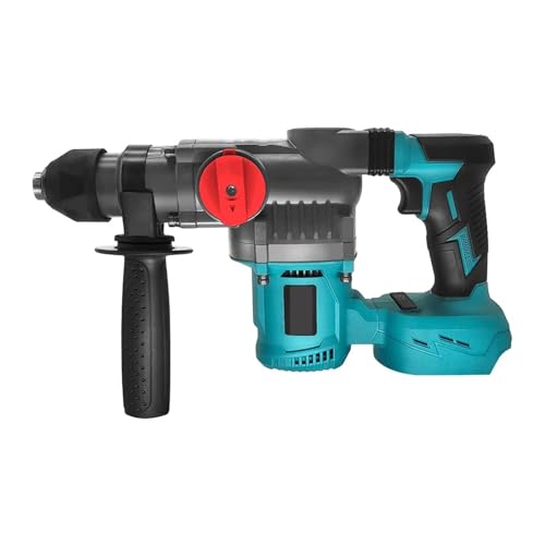 2-Modus bürstenloser elektrischer Schlagbohrhammer, 26 mm, kabelloser Bohrhammer, Hand-Elektrowerkzeuge Für Abbrucharbeiten, Grabenarbeiten, Meißeln(Noir) von BINGNU