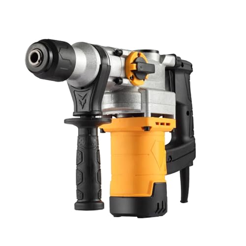 2000W 2200W Multifunktionaler Elektrohammer Industrieller Schlagbohrhammer Elektrischer Pick Wiederaufladbarer Hammer Elektrowerkzeug Für Abbrucharbeiten, Grabenarbeiten, Meißeln(2200w set2) von BINGNU