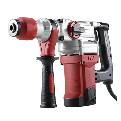 2200 W, 3300/min, multifunktionaler elektrischer Hammer/Bohrer/elektrischer Pickel, tragbarer Hochleistungs-Elektrohammer in Industriequalität Für Abbrucharbeiten, Grabenarbeiten, Meißeln(Industrial U 2200 W, 3300/min, multifunktionaler elektrischer Hammer/Bohrer/elektrischer Pickel, tragbarer Hochleistungs-Elektrohammer in Industriequalität Für Abbrucharbeiten, Grabenarbeiten, Meißeln(Industrial U von BINGNU