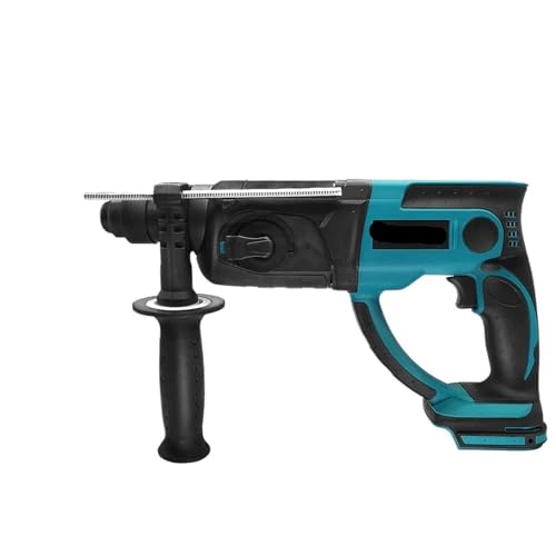 3 Funktionen Bürstenloser Akku-Bohrhammer Wiederaufladbarer 28-mm-Bohrhammer Haushalts-Elektrowerkzeug 18-V-Batterie Für Abbrucharbeiten, Grabenarbeiten, Meißeln(2PCS 6.0Ah Battery) von BINGNU