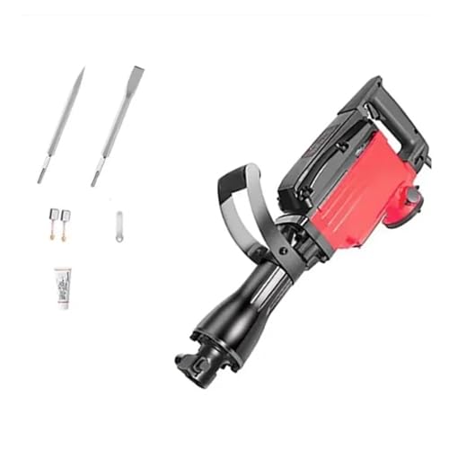 Betonbrecher Jack Hammer Heavy Duty Elektrische Abbruchhammer Elektrische Pick Bohrer Breaker for Straße Beton Demolitio Für Abbrucharbeiten, Grabenarbeiten, Meißeln(6501) von BINGNU