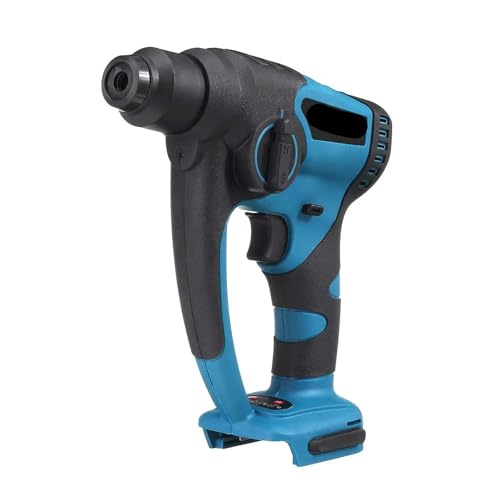 Bürstenloser Elektrohammer, 13 mm, kabelloser Elektrobohrer, Beton-Abbruchhammer, wiederaufladbarer 18-V-Akku Für Abbrucharbeiten, Grabenarbeiten, Meißeln(No Battery) von BINGNU
