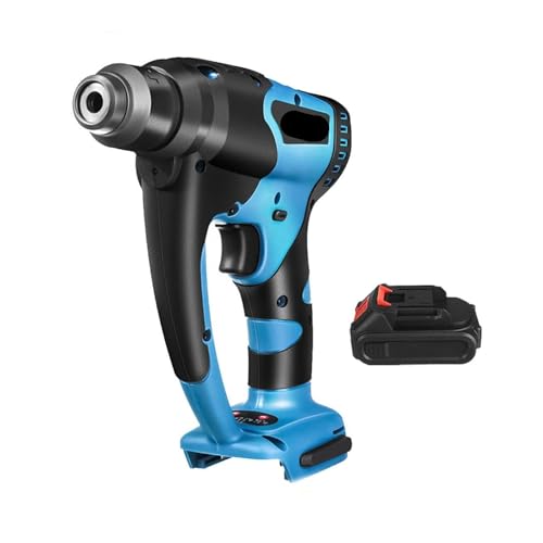 Bürstenloser Elektrohammer, 13 mm, kabelloser Elektrobohrer, Beton-Abbruchhammer, wiederaufladbarer 18-V-Akku Für Abbrucharbeiten, Grabenarbeiten, Meißeln(One Battery) von BINGNU