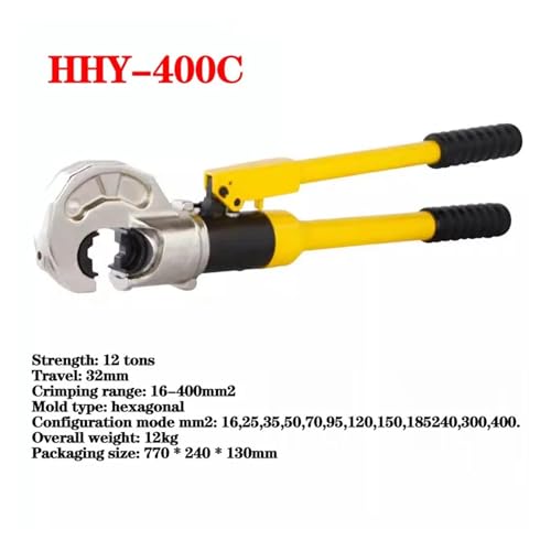HHY-400 Hydraulische Klemme Manuelle Integrierte Crimpzan Terminal Crimpzan Geeignet für Anwendungen in der Automobilindustrie(HHY-400C) von BINGNU